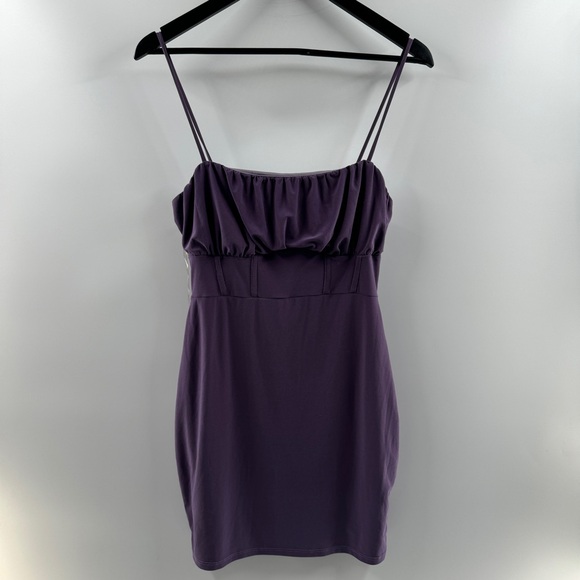 Glare Dresses & Skirts - Glare Purple Spaghetti Strap Mini Dress Size Large Women’s